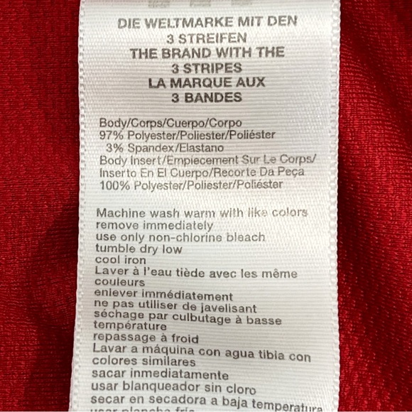 Adidas ClimaCool Nebraska Cornhuskers Red Polo Size 2XL - Picture 6 of 6